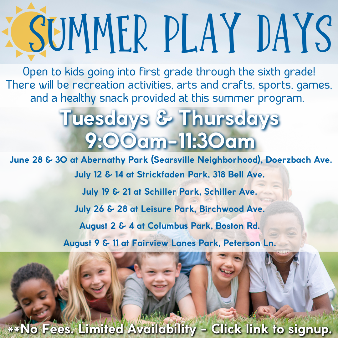 Summer Play Day Program - Perkins Township